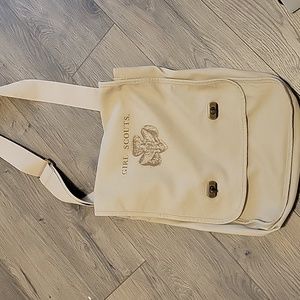 Girl Scouts messenger bag. Vintage style
